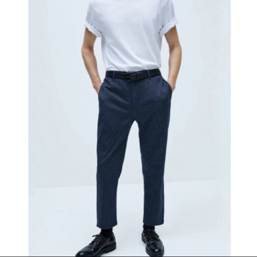 Zara textured pants Large